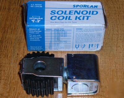 Lot of 2 -MKC2-120 sporlan 311424 120V coil B9-33 