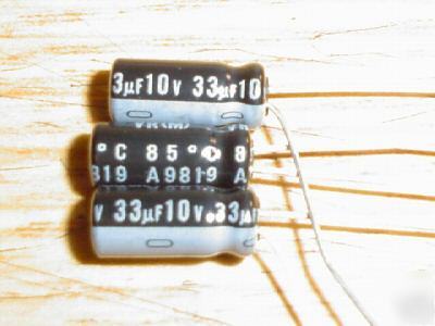 New 1000PCS 10V 33UF nichicon radial capacitors 