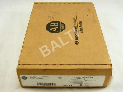 New * * allen bradley ab 1747-L543 /c 1747L543 slc 5/04 