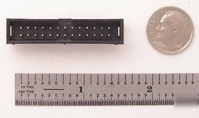 4 wall straight pcb header connectors 26 position 25 pc