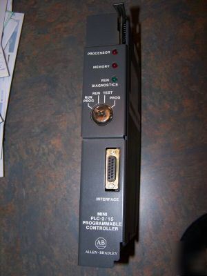 Allen bradley 1772-lv mini processor plc 2/15 ser b 
