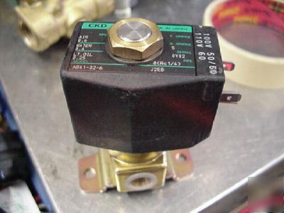 Ckd 115VAC powered asco solenoid valve 