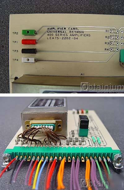 Ectron differential dc amplifier strain gage pwr supply
