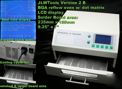 Lcd version 2 smt smd bga ic reflow bench top oven