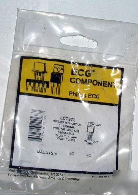 New ECG972 NTE972 24V regulator 1 amp 