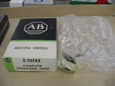 New allen bradley z-25142 complete operating head >