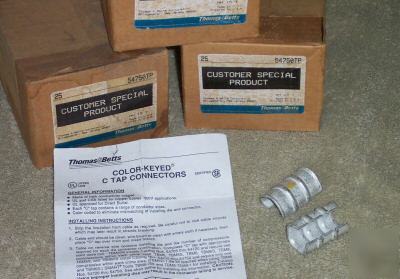 New thomas & abetts c tap connectors 54750TP 25/box 