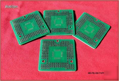 Tqfp 44 pin 0.8MM smt surface mount prototype board