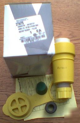 Woodhead 27W75 L15-20R 20 amp 250 volt 3 ph connector