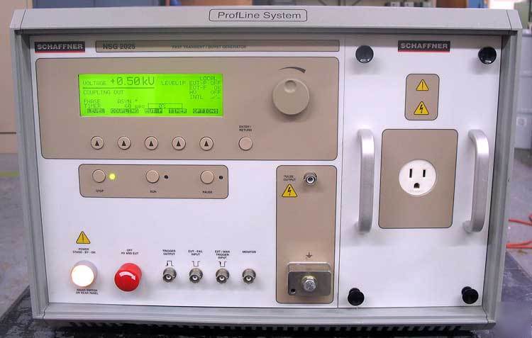 Schaffner nsg-2025-3 fast transient burst generator 30A