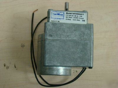Von weise V01904AA11 gearmotor 115V 60HZ 1PH 65RPM, =