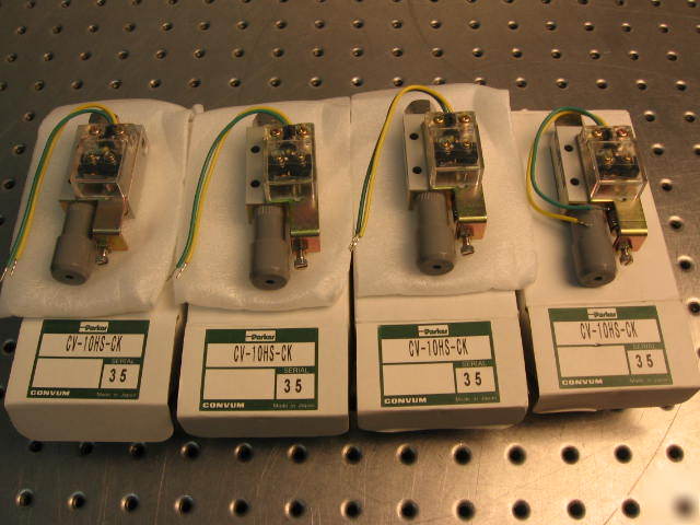 G33343 four parker cv-10HS-ck switches