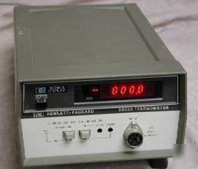 Hp/agilent 2802A thermometer w/ 34740A display