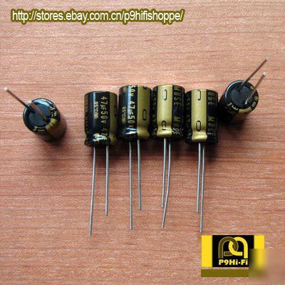 New 30PCS 47UF 50V nichicon muse kz audio capacitors 