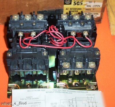 New allen bradley 505-bod-23 reversing starter 505BOD23