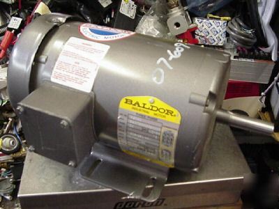 New baldor 1HP 3PH ac motor M3546