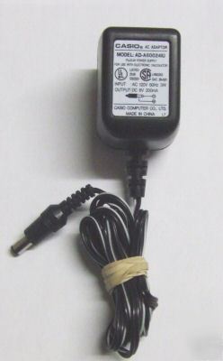 New casio power adapter dc 6V dc 200 ma ad-A60024IU 