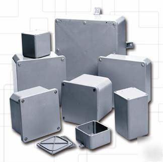Pvc junction box with cover and gasket 12 x 12 x 8