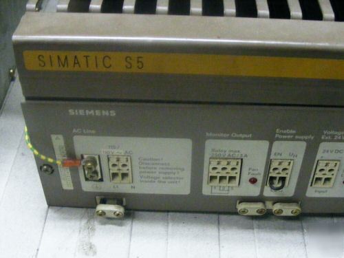 Siemens simatic S5 backplane, module, large lot plc cpu