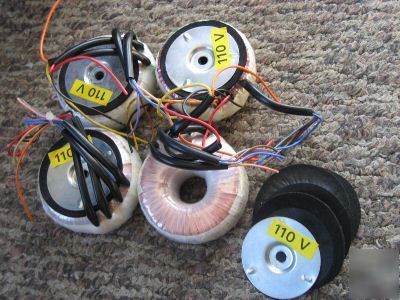 Lot 4 clairtrnic toroidal transformer 30VA 110VAC 12VAC