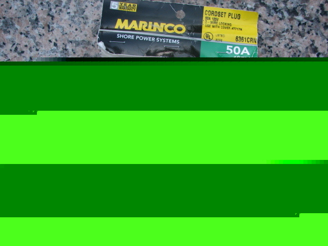 Marinco 50A 125V marine grade cordset plug