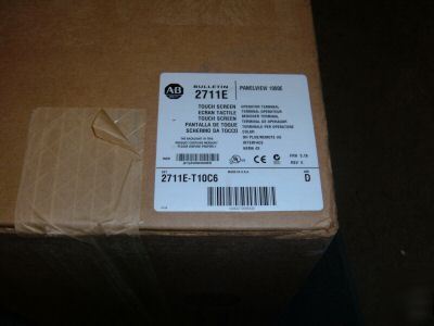 New allen bradley panelview 2711E-T10C6 2711ET10C6 