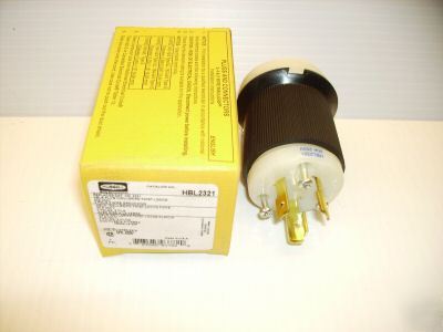 New hubbell plug HBL2321 L6-20P 20 amp 250V 2321 