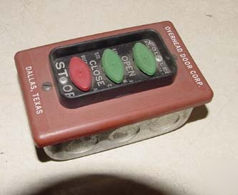 New overhead door control unit 
