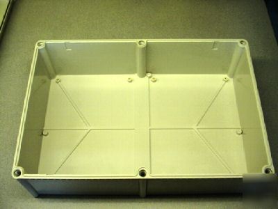 Non-metallic nema 4X IP67 enclosure 22X15X7 screw cover