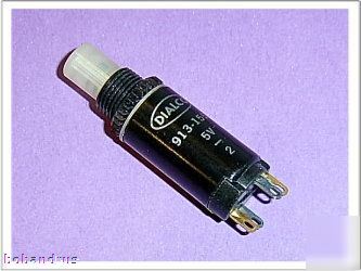 Dialco momentary pushbutton switch with red led