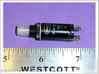 Dialco momentary pushbutton switch with red led