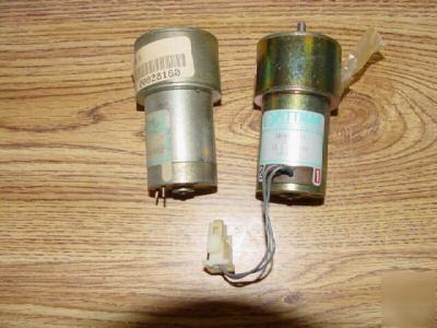 (2) pittman GM9413E478 & GM95133775 12VDC motor =