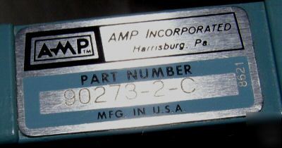 Amp tyco trigger action production hand crimp tool 