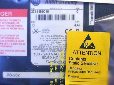 Factory sealed allen bradley panelview 2711-B6C10 c