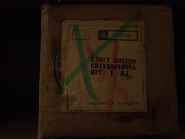 General electric CR115GW10416 limit switch