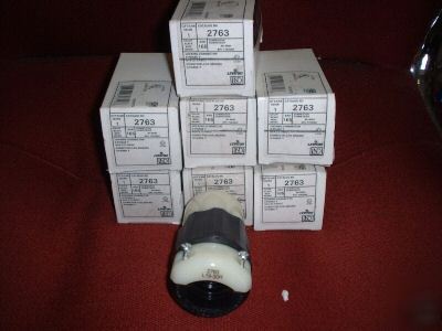 Lot leviton locking connector 2763 hubbell competitor