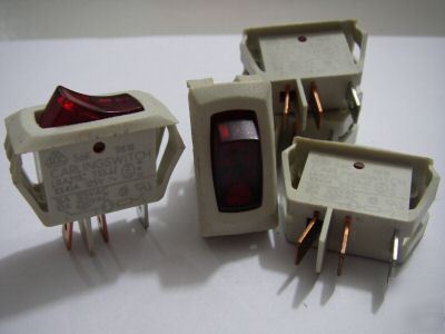 New 8PCS,carling universal illuminated rocker switches, 