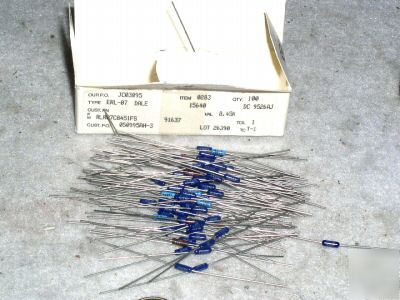 Nos 83 pc vintage dale RLR07C mil resistor 8.4K 1/4W 1%