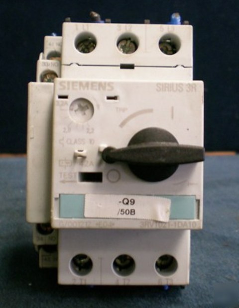 Siemens contact selector switch 3RV1901-1A