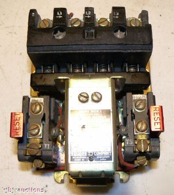 Square d nema 1 class 8536 10 hp max motor starter