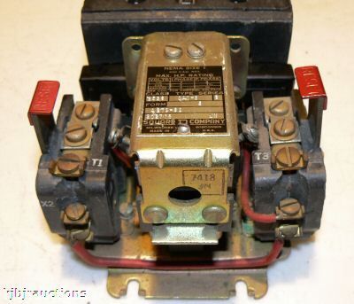Square d nema 1 class 8536 10 hp max motor starter