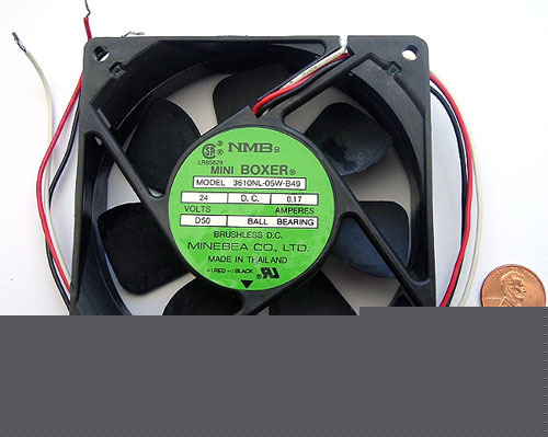 Fan ~ 24VDC 0.17A .17A ~ 7 blades ~ brushless (1)