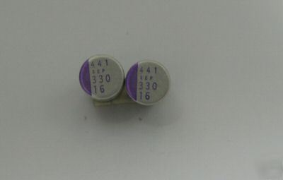 4 sanyo sep 16V 330UF os-con aluminum solid capacitors