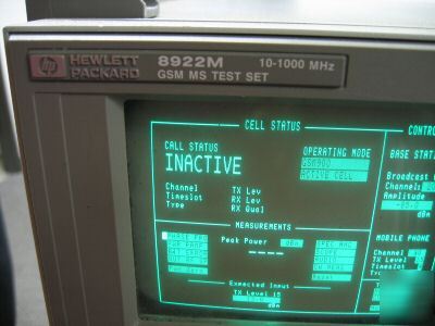 Agilent 8922M gsm mobile station w/ opt 001. 006