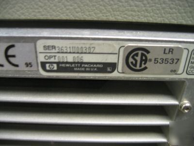Agilent 8922M gsm mobile station w/ opt 001. 006