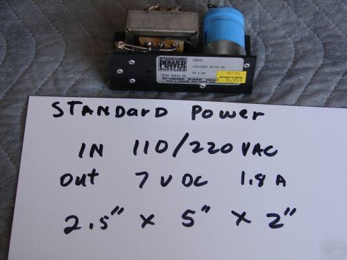 Cnc power supply linear 7 volt 1.8 amps