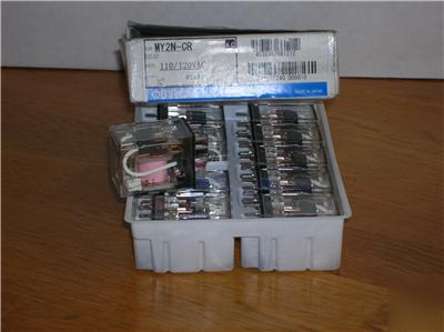 Omron MY2N-cr dpdt 120VAC relay 