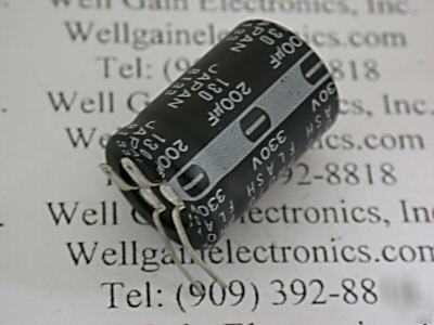 Rubycon strobe photo flash capacitor 200UF 330V nos