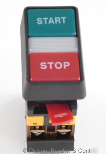 Start-stop push button 30MM momentary 24V ac/dc led