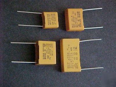 Y2 film safety capacitors 0.1UF @ 250 volts ac qty=8